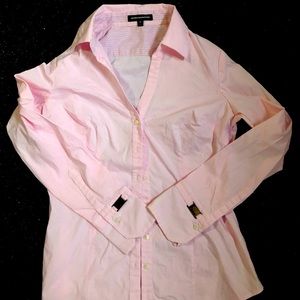 Pink Button Up Blouse